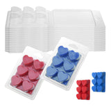 Wax melt packaging clamshell box with heart shape