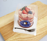 Plastic Box for Food Display Packing with Spoon