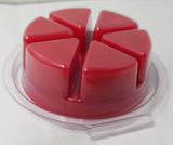 Round clamshell box for wax melt packing