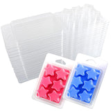 Plastic clamshell box for wax melt packing with star shape